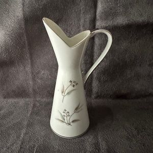 Small Porcelain slimline creamer, pattern: Alyson # 586